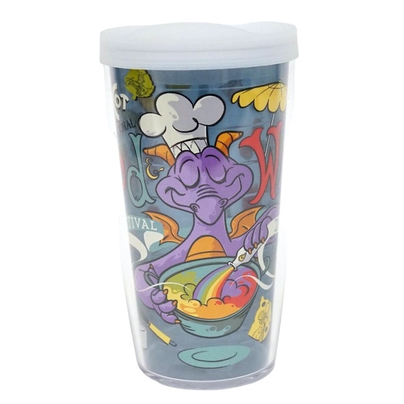 Disney Parks EPCOT Food & Wine Festival 2020 Figment Tervis Tumbler - Picture 3 of 3